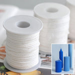 corde tissée blanche simple 60 mètres rouleau matériau coton sans fumée fabrication artisanale