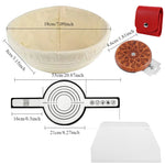 paniers pain rustique rayures horizontales beige clair fermentation pâte levée rotin naturel cuisson artisanale