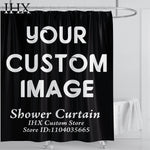 rideau douche imperméable polyester motif marbre moderne crochets salle bain