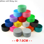 cache tasse silicone couleur vert bleu rose gris noir adhésif isolation thermique moderne pratique
