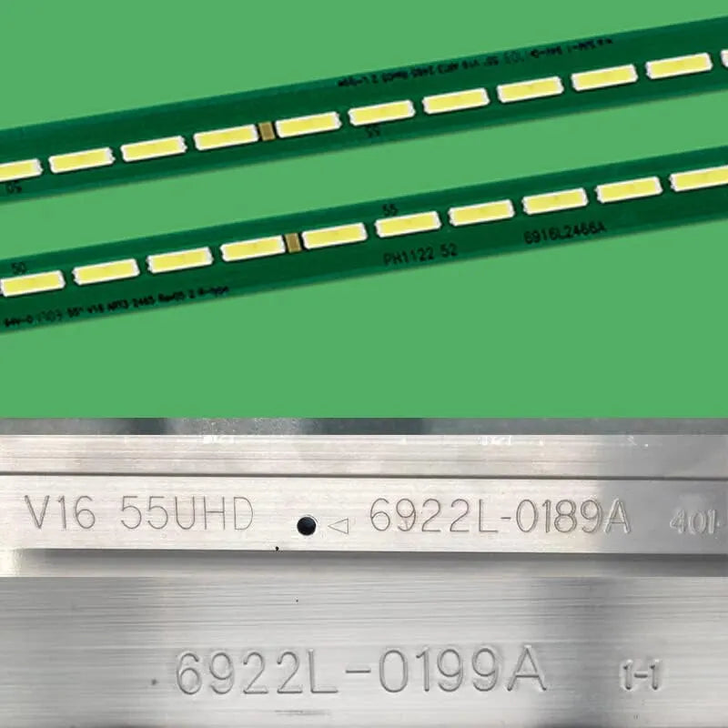 bande led vert clair ligne blanche moderne connecteur led 605mm 6v 60led