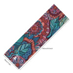 tapis yoga bleu rouge vert mandala motifs floraux rapide séchage moderne ethnique 100cm 30cm