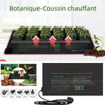 tapis chauffant semences noir clips hydroponie 7w 18w 45w 105w pvc instructions