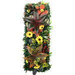 tapis fleurs artificielles décoration intérieure moderne végétal branches feuilles diverses opaques anniversaire fixations murales