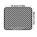 tapis cuisine silicone gris moderne perforé protection évier 72x39.5cmversiblelavabo
