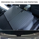 tapis sol voiture tesla model noir rayures horizontales moderne antidérapant imperméable