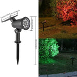 projecteur solaire led ip65 moderne noir autoinstallation exterieur deco jardin vacances lumière solaire