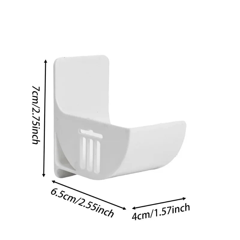 support mural sacs poubelle blanc adhésif double face facile multiple utilisations plastique moderne pratique