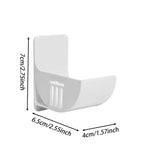 support mural sacs poubelle blanc adhésif double face facile multiple utilisations plastique moderne pratique