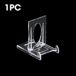 support tablette transparent moderne clips 7x12cm 8x15cm respectueux environnement utilisation multiple imperméable stockage salon