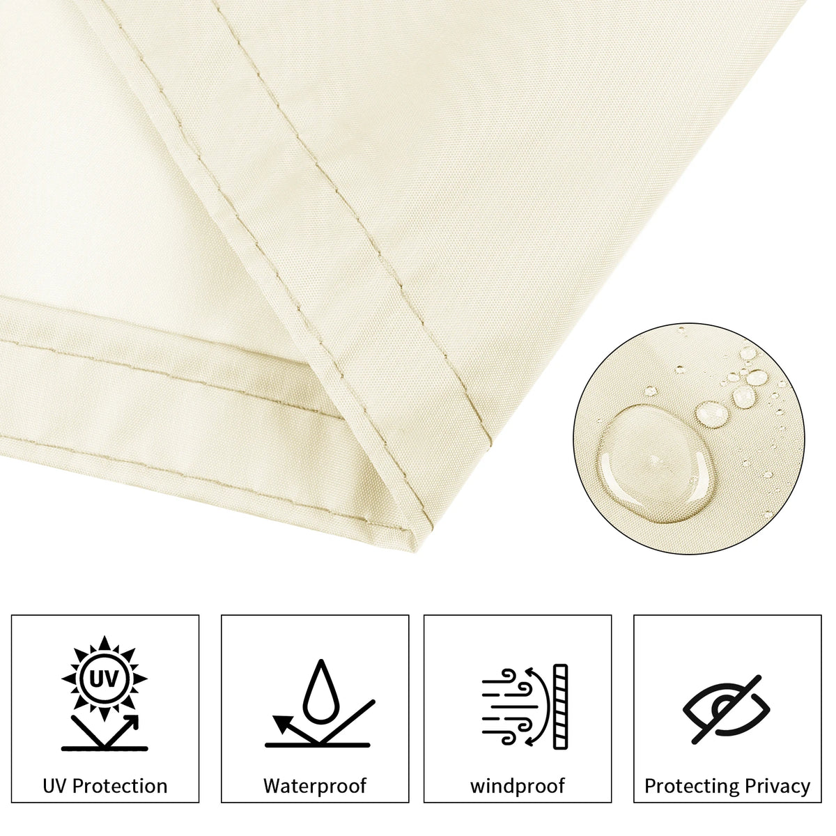 Voile d'ombrage pare-soleil pour piscine