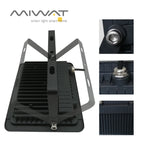 projecteur led moderne extérieur noir mat 110v 220v 10w 20w 30w 50w 100w certifié