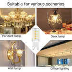 ampoules led g9 blanc carrés dorés moderne sans scintillement 5w 249 lumens 121v 240v