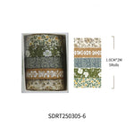 rubans adhésifs décoratifs vintage multicolores floral abstraits géométriques scrapbooking bricolage planificateur journal