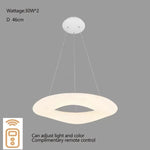 suspension lumineuse blanche moderne acrylique chaînes suspendues salon chambre coucher