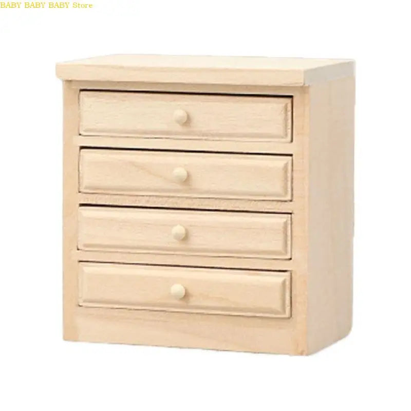 meuble salle bain miniature bois clair classique tiroirs portes évier robinets noirs ustensiles cuisine