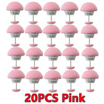 boucles suspension adhésives rose bleu gris blanc modernes minimalistes 16pcs 20pcs
