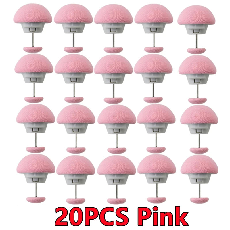 boucles suspension adhésives rose bleu gris blanc modernes minimalistes 16pcs 20pcs
