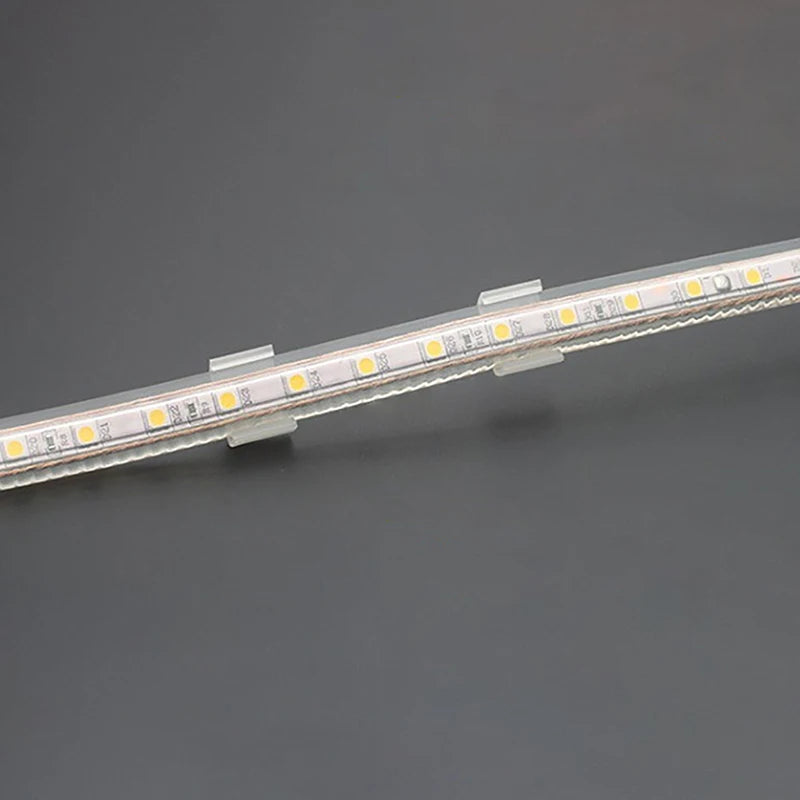 clips fixation transparent modernes vis led bande fibres 10mm 12mm 14mm 17mm 20mm