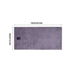 serviette bain animaux patte noire gris rose marron douce moderne absorbante 75cm 100cm