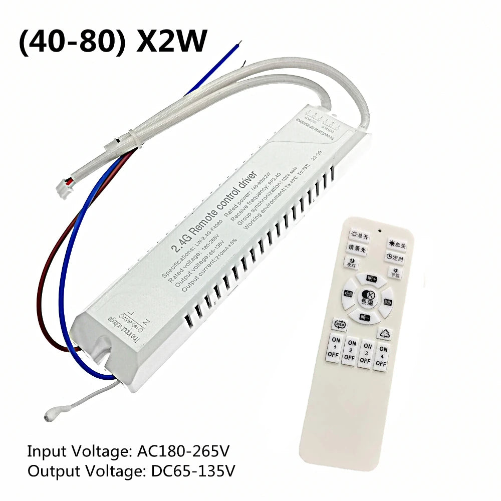 contrôleur lumière télécommande 24g rf variateur couleur led blanc électronique câbles connexion qr code