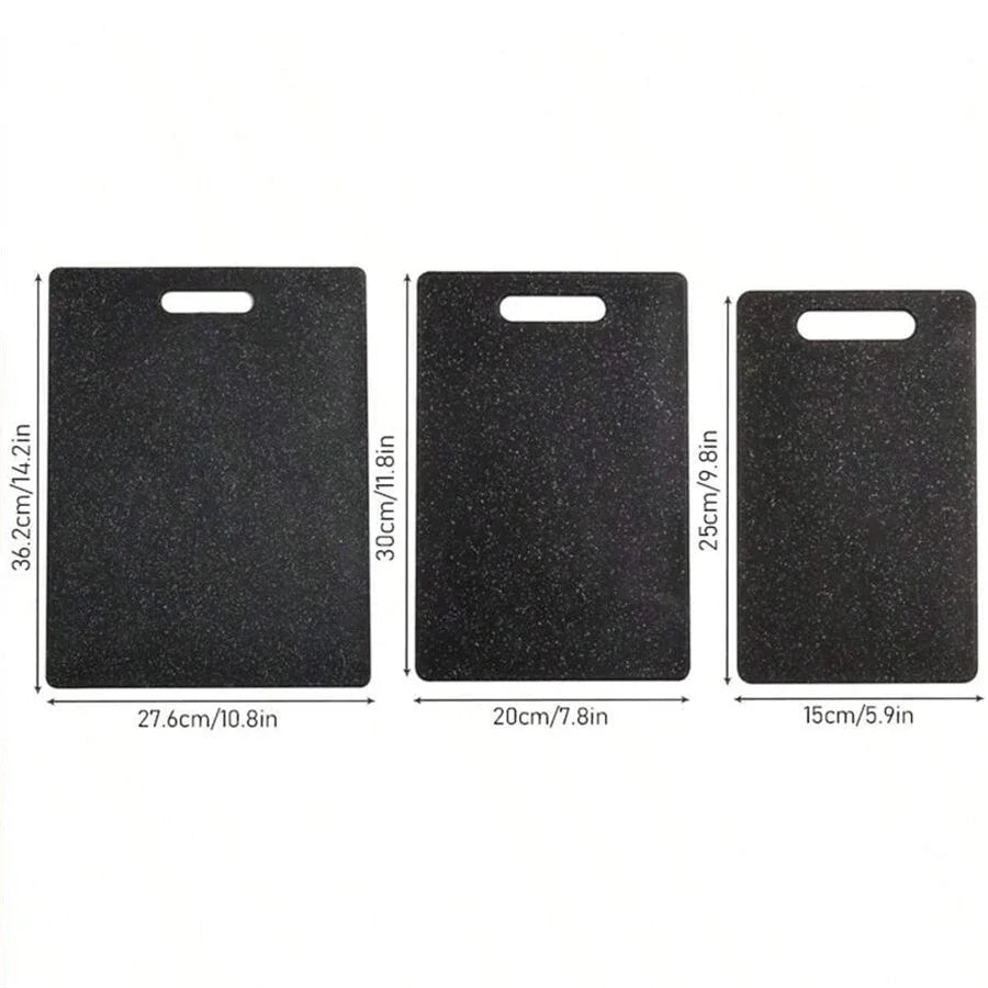 planche découper antibactérienne moderne pp marbre noir facile nettoyer lavable lave vaisselle respectueuse environnement