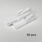 clips rideau ajustables blanc texture tissée opacité moderne clips ruban rideau