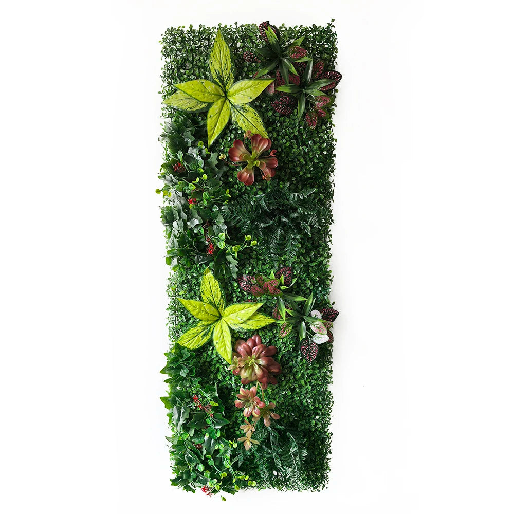 mur végétal artificiel feuillage dense plante décorative jardin extérieur intérieur décoration murale moderne vert