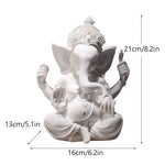 statues religieuses hindoues blanc texture granulée détails sculptés classique feng shui décoration intérieure