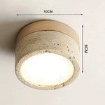 lampe led moderne minimaliste marron beige texture naturelle wabi sabi 6000k 4000k 3000k