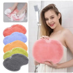 tapis bain brosse corps pieds rose bleu vert gris moderne minimaliste