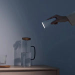 lampe rechargeable led flexible moderne blanche mat pied solide
