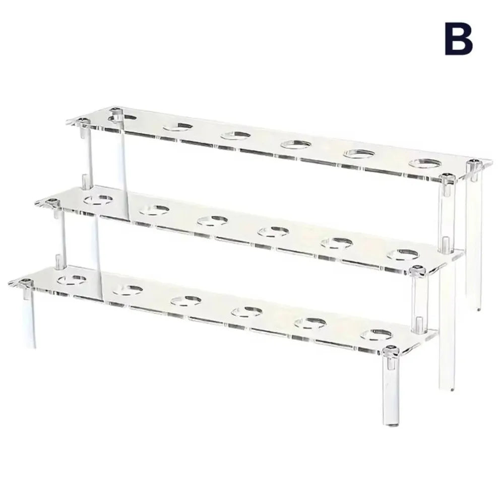 présentoir transparent multi niveaux rangement cônes gaufres douceurs pâtisserie étagères transparentes supports pâtissiersTrapendoisRAL