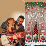 Décoration de porte d'entrée pour fêtes et Noël