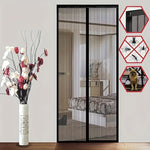 rideau moustiquaire porte noir maille fine opacité moderne adhésif 90cm 210cm été