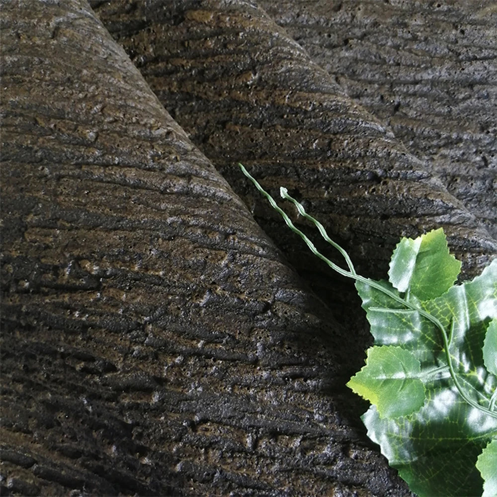 décoration extérieure arbre artificiel écorce texturée feuilles vertes naturel résine
