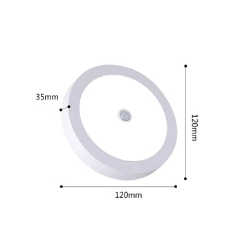 plafonnier led rond moderne blanc capteur mouvement interrupteur tactile salon cuisine