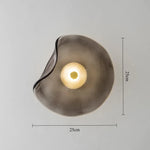 applique murale led blanc translucide moderne fixations vase fleurs tableaux