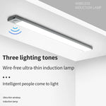 veilleuse led sans fil rechargeable détecteur mouvement sous meuble blanc moderne 10cm 20cm 30cm