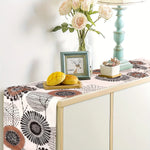 nappe florale moderne motifs abstraits textiles polyester maison restaurant decoration