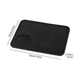 tapis absorbant grains silicone adhésif noir simple moderne cuisine espresso domestique qualité alimentaire