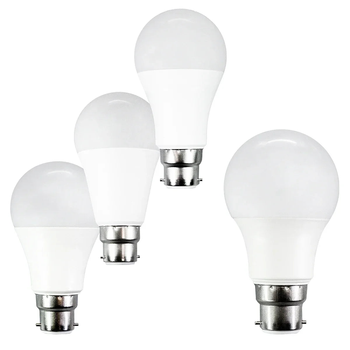 lot ampoules led boule blanche mate base b22 maison salon chambre moderne