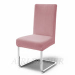 housse chaise marron clair jacquard polyester moderne protection extérieure intérieure mariage banquette