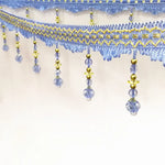ruban décoratif brodé pendantes classique élégant rouge violet rose bleu vert clair polyesterUsageId omitUsageId