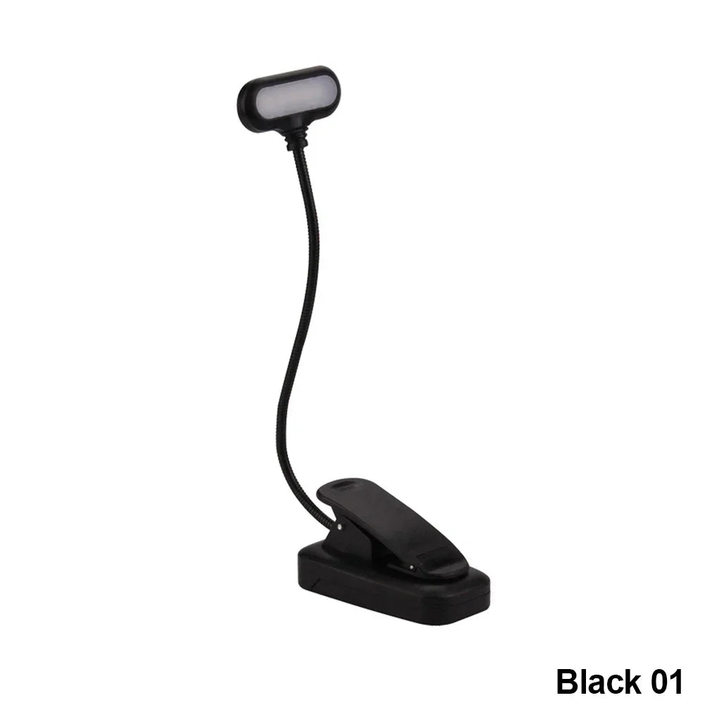 lampe lecture portable pince noire led rechargeable chambre minimaliste