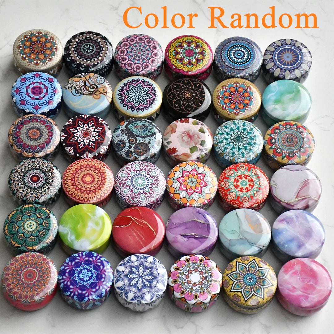 pots métalliques multicolores motifs floraux bohémiens pots bougies succulentes terreau