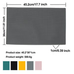 tapis bar silicone perforé moderne noir gris rose blanc perforations respectueux environnement