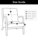 housses fauteuil moderne gris carreaux stretch résistante eau fermeture éclair décoration maison simple