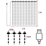 rideau lumineux led multicolore pixel art motifs jeux vidéo moderne synchronisation musique bluetooth télécommande