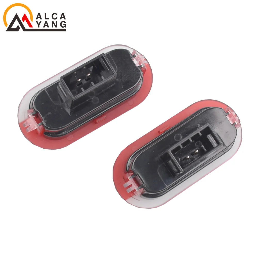 lampe bienvenue porte voiture rouge transparent grille led clips moderne vw golf beetle